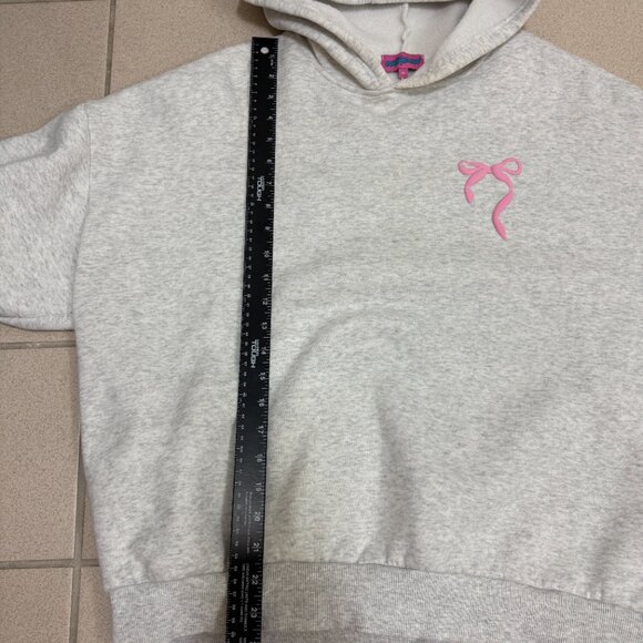 EDIKTED Sasha Bow Detail Oversized Hoodie Womens XL - Picture 6 of 7